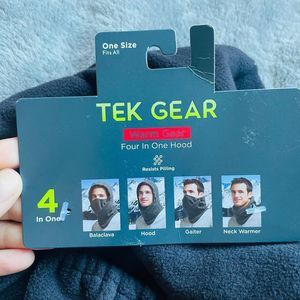 Black TEK GEAR one size four in one hood